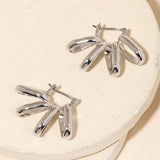 Ornate Spiral Huggie Earrings - The Pink Pineapple 850