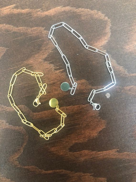 Paperclip Bracelet - The Pink Pineapple 850