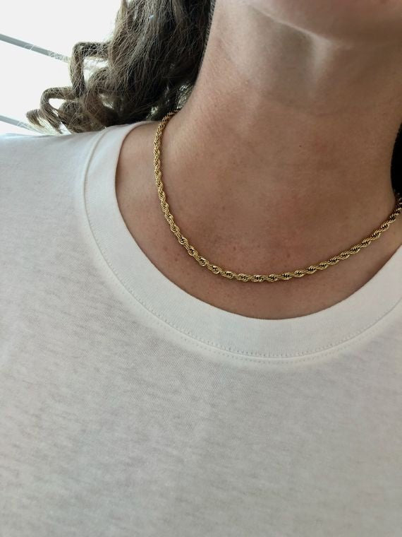 Rope Chain Necklace - The Pink Pineapple 850