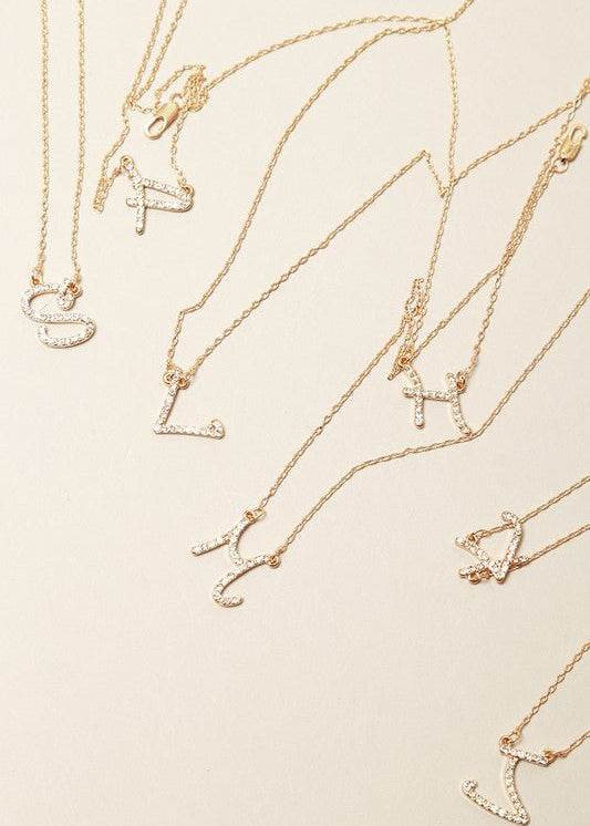 Rya Initial Necklaces - The Pink Pineapple 850