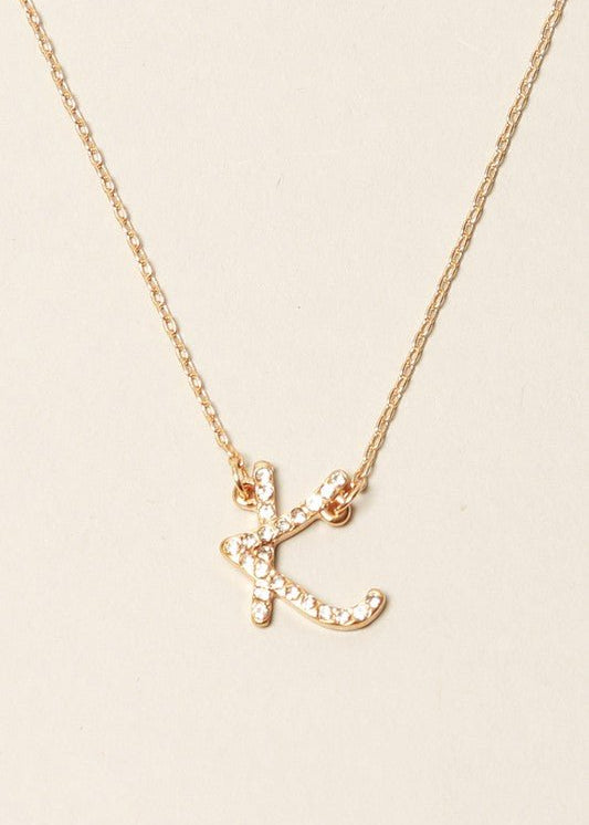 Rya Initial Necklaces - The Pink Pineapple 850