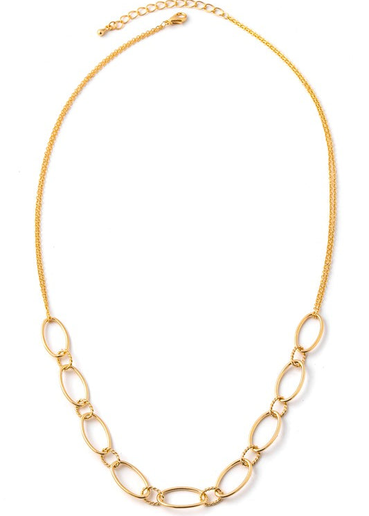 Gemma Oval Link Chain Necklace