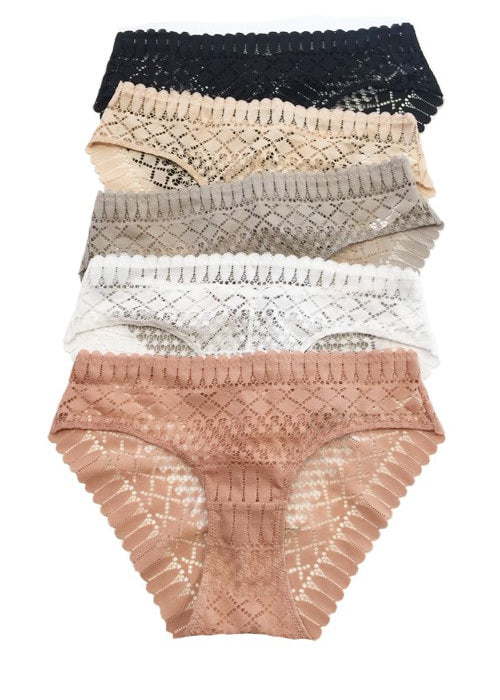 Phoebe Lace Underwear-White