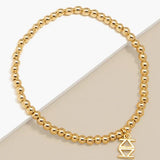 Small Metal Beaded Bracelet - The Pink Pineapple 850