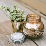Sweet Grace Blush - Toned Mercury Glass Candle 008 - The Pink Pineapple 850