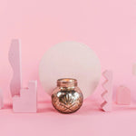 Sweet Grace Blush - Toned Mercury Glass Candle 008 - The Pink Pineapple 850