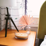 Sweet Grace Chevron Oval Glass Candle - The Pink Pineapple 850