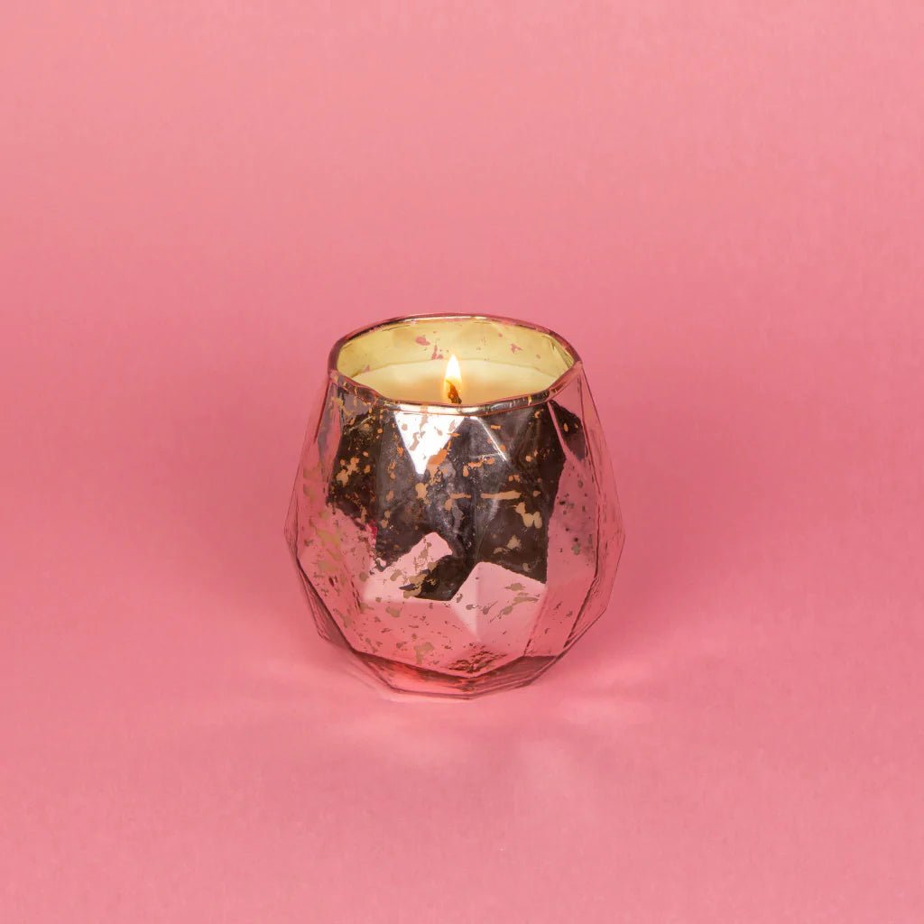 Sweet Grace Copper - Toned Mercury Glass Candle 11 - The Pink Pineapple 850