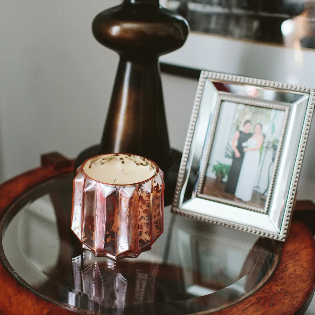 Sweet Grace Rose Gold Mercury Candle - The Pink Pineapple 850