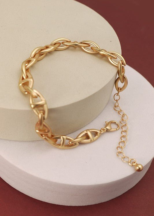 Unique Link Chain Bracelet - The Pink Pineapple 850